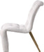 Curve Cream Velvet Dining Chair - Home And Beyond