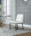 Bryce White Faux Leather Dining Chair - Home And Beyond