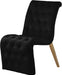 Curve Black Velvet Dining Chair - Home And Beyond