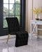 Curve Black Velvet Dining Chair - Home And Beyond