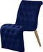 Curve Navy Velvet Dining Chair - Home And Beyond