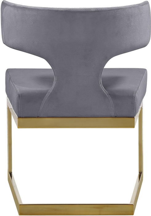 Alexandra Grey Velvet Dining Chair