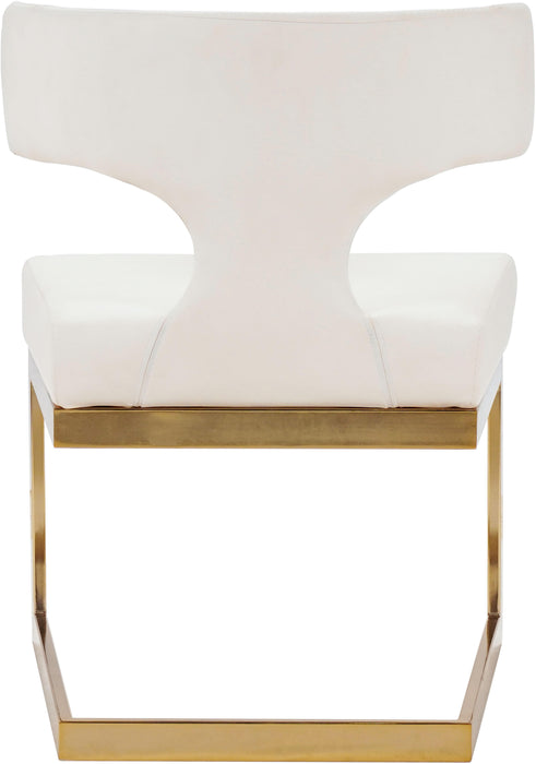 Alexandra White Faux Leather Dining Chair - Home And Beyond