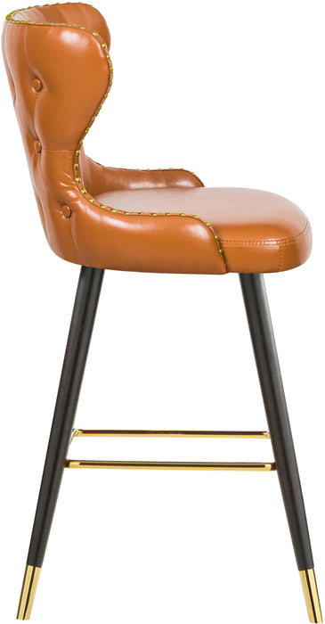 Hendrix Cognac Faux Leather Counter/Bar Stool - Home And Beyond
