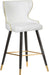 Hendrix White Faux Leather Counter/Bar Stool - Home And Beyond