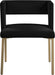 Caleb Black Velvet Dining Chair - Home And Beyond