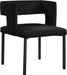 Caleb Black Velvet Dining Chair - Home And Beyond