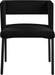 Caleb Black Velvet Dining Chair - Home And Beyond