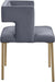 Caleb Grey Velvet Dining Chair - Home And Beyond