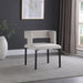 Caleb Cream Velvet Dining Chair - Home And Beyond