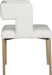 Caleb White Faux Leather Dining Chair - Home And Beyond