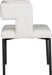 Caleb White Faux Leather Dining Chair - Home And Beyond