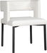 Caleb White Faux Leather Dining Chair - Home And Beyond