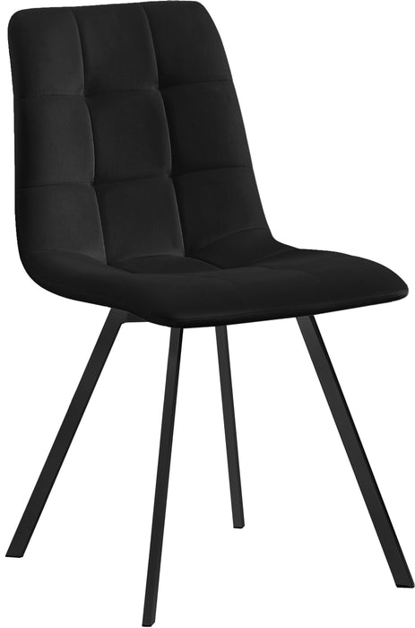 Annie Black Velvet Dining Chair