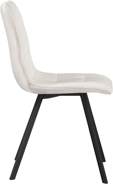 Annie Cream Velvet Dining Chair - Home And Beyond