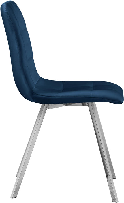 Annie Navy Velvet Dining Chair - Home And Beyond