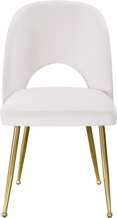 Logan Cream Velvet Dining Chair