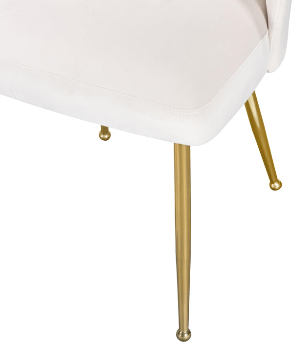 Logan Cream Velvet Dining Chair