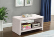 Cleo Cream Velvet Night Stand - Home And Beyond