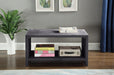 Cleo Grey Velvet Night Stand - Home And Beyond