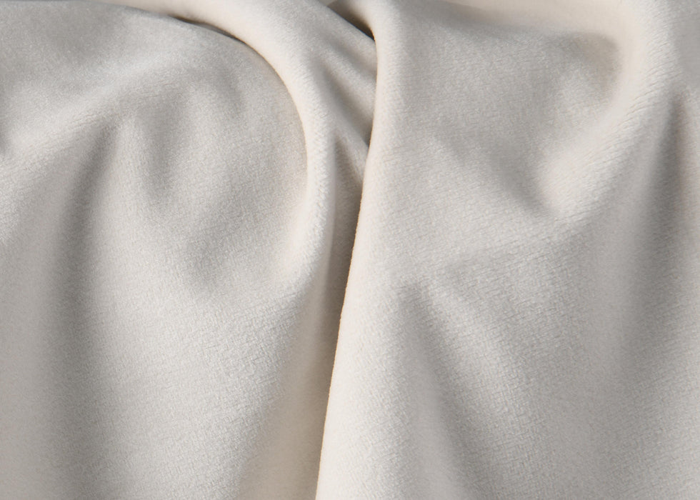 Elly Cream Velvet King Bed - Home And Beyond