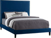 Harlie Navy Velvet King Bed image