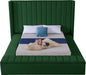 Kiki Green Velvet Queen Bed (3 Boxes) - Home And Beyond