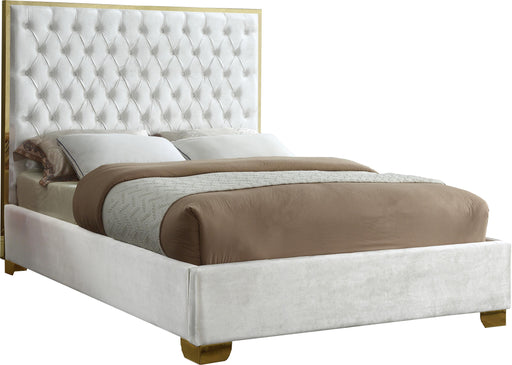 Lana White Velvet Queen Bed image