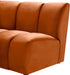 Infinity Cognac Velvet 2pc. Modular Sectional - Home And Beyond