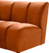 Infinity Cognac Velvet 12pc. Modular Sectional - Home And Beyond