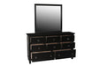 TAMARACK MIRROR- BLACK - Home And Beyond