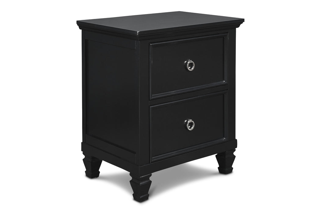 TAMARACK NIGHTSTAND- BLACK - Home And Beyond