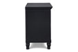 TAMARACK NIGHTSTAND- BLACK - Home And Beyond