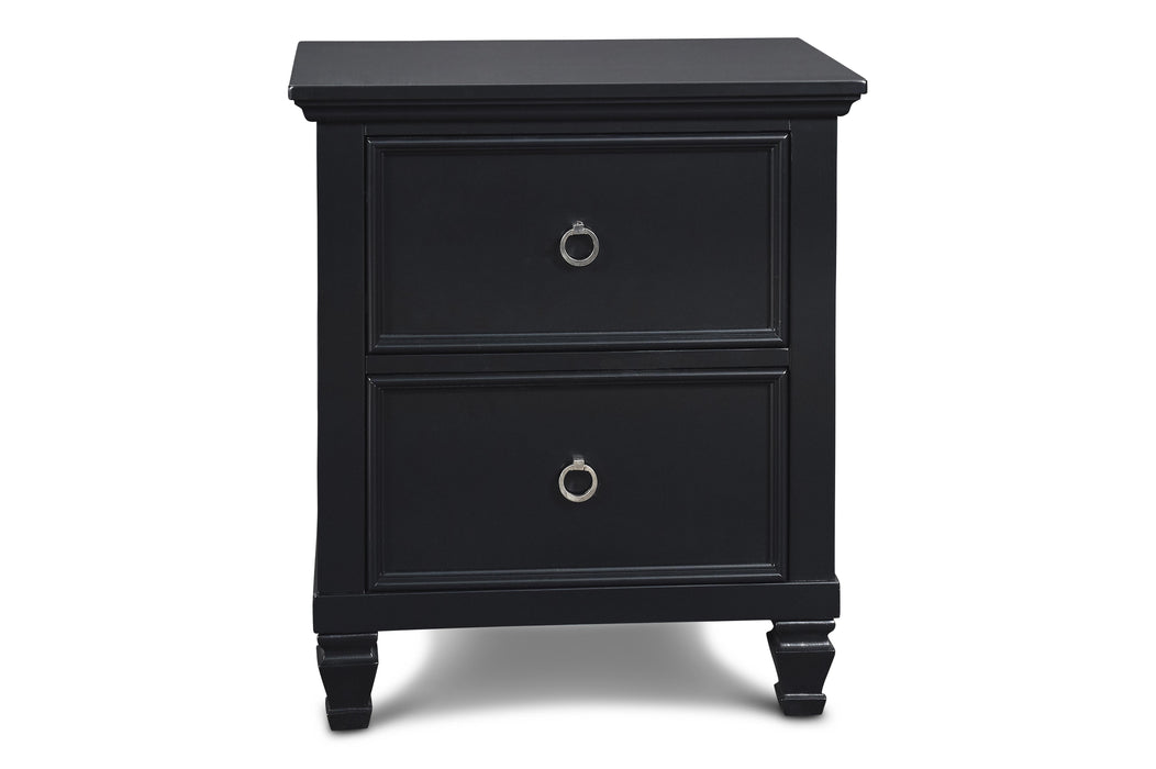 TAMARACK NIGHTSTAND- BLACK - Home And Beyond