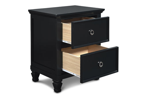 TAMARACK NIGHTSTAND- BLACK - Home And Beyond
