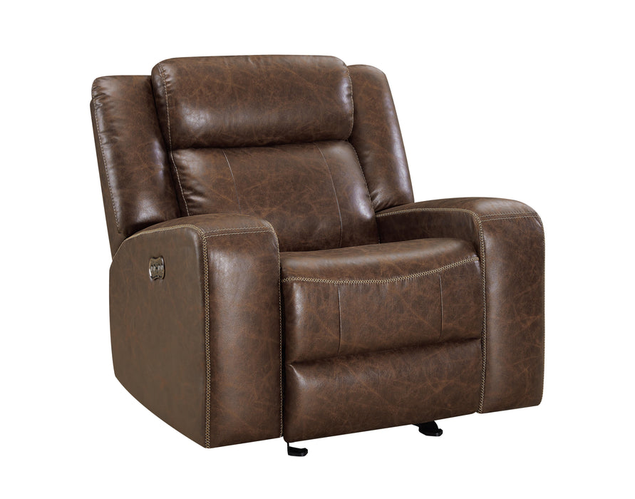 ATTICUS GLIDER RECLINER W/PWR HR & FR-MOCHA image