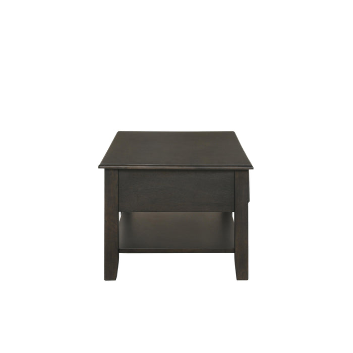 EVANDER COFFEE TABLE WITH DRAWER-ESPRESSO