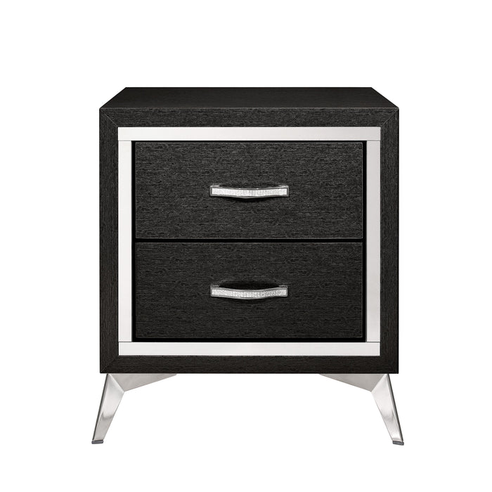 HUXLEY NIGHTSTAND-BLACK