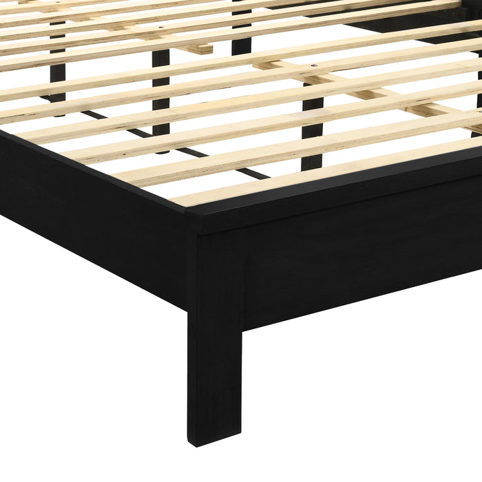 LEO 4/6 F SLAT BED-HB/FB/RAILS-BLACK