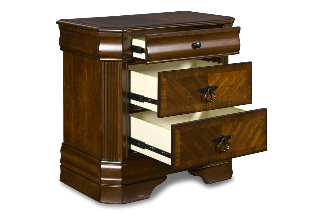 SHERIDAN NIGHTSTAND- BURNISHED CHERRY