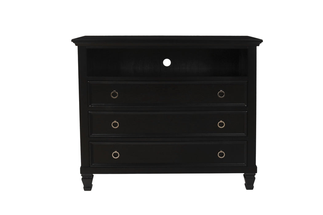 TAMARACK MEDIA CHEST- BLACK