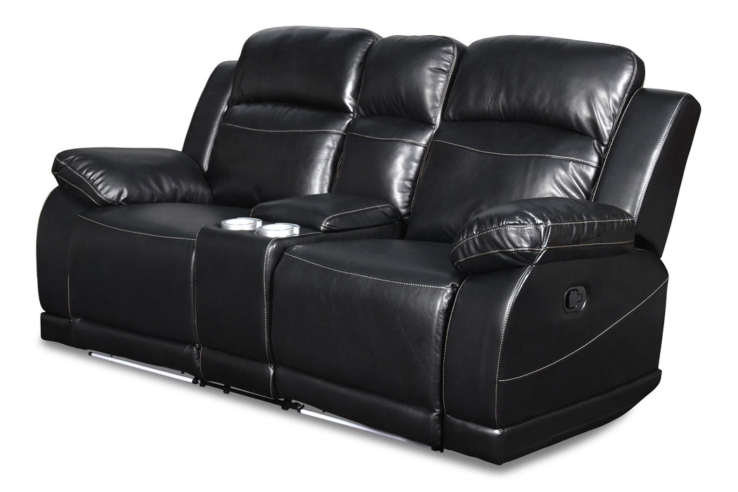 VEGA CONSOLE LOVESEAT - PREMIER BLACK image