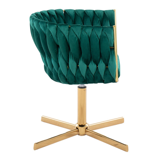 Braided Renee Swivel Accent Chair image