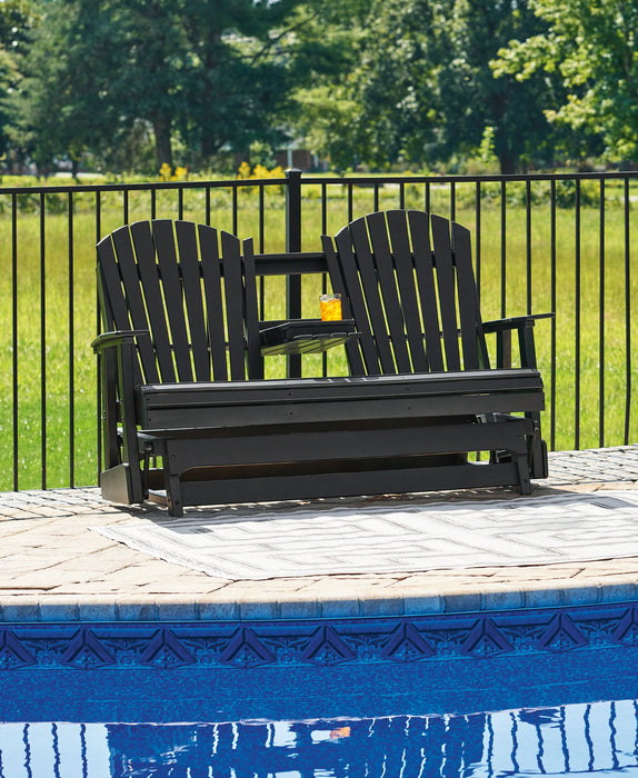 Hyland wave Outdoor Glider Loveseat - Home And Beyond