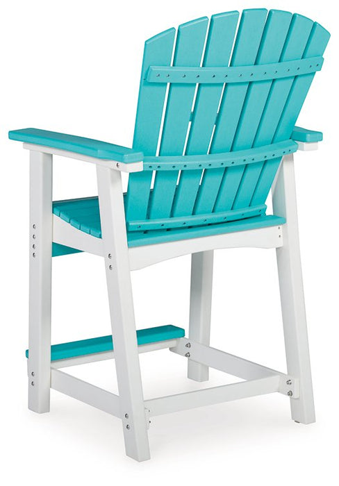 Eisely Outdoor Counter Height Bar Stool (Set of 2) - Home And Beyond