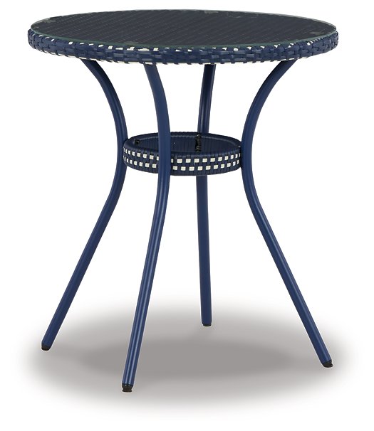Odyssey Blue Outdoor Table and Chairs (Set of 3) - Home And Beyond