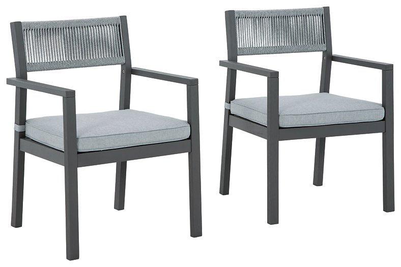 Eden Town Arm Chair with Cushion (Set of 2) - Home And Beyond