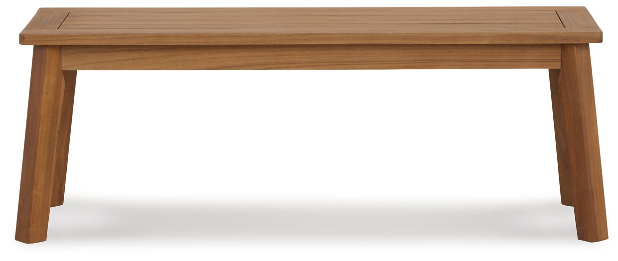 Janiyah Outdoor Dining Bench - Home And Beyond
