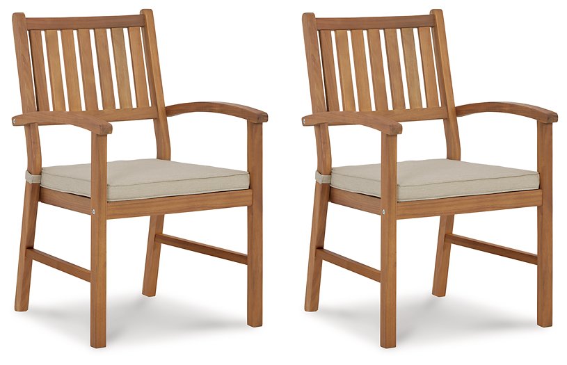 Janiyah Outdoor Dining Arm Chair (Set of 2) - Home And Beyond