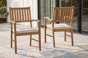 Janiyah Outdoor Dining Arm Chair (Set of 2) - Home And Beyond